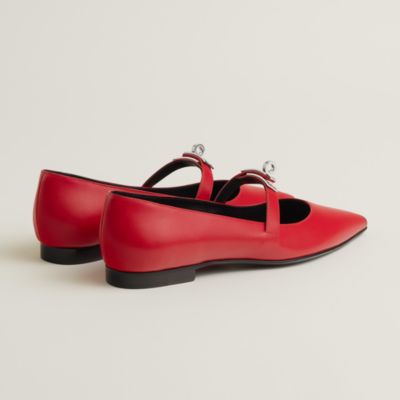 ケリー - レッド - レディス シューズ | エルメス | Hermès